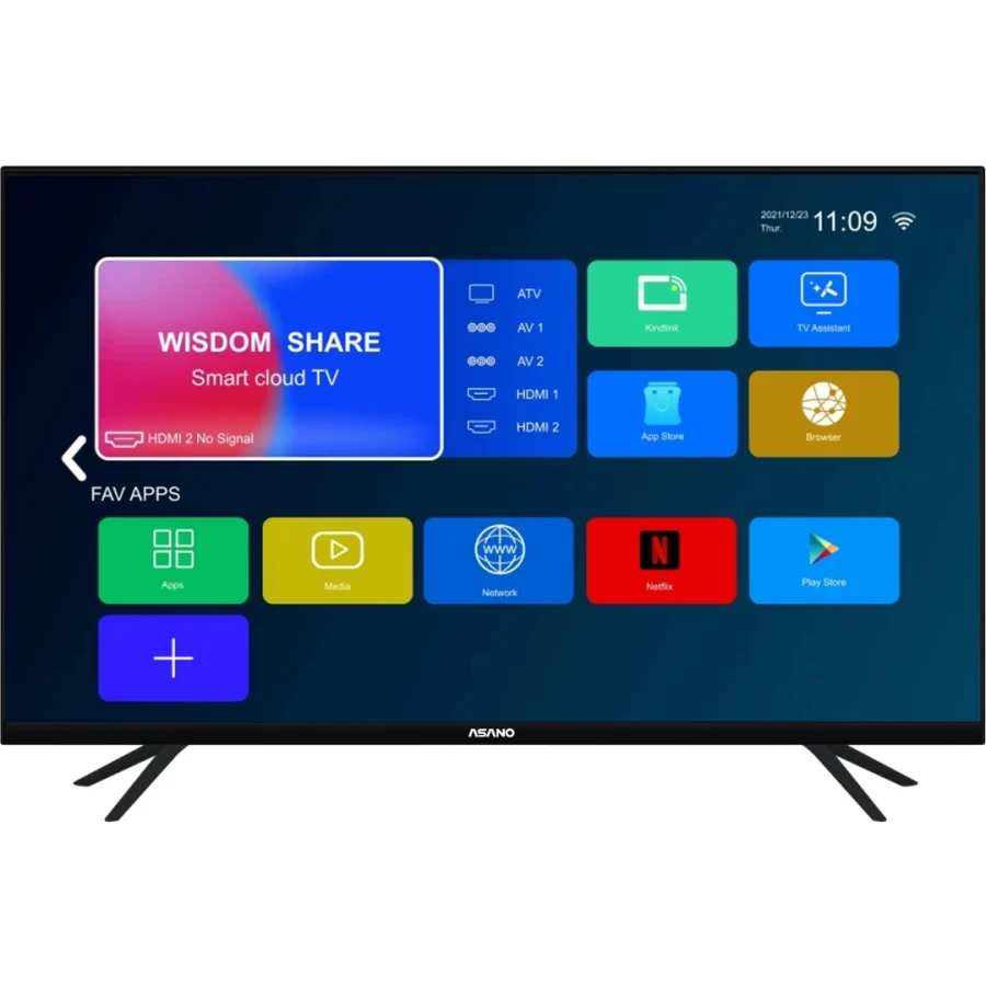 TV LED Asano 50'' Full HD sin bordes SMART